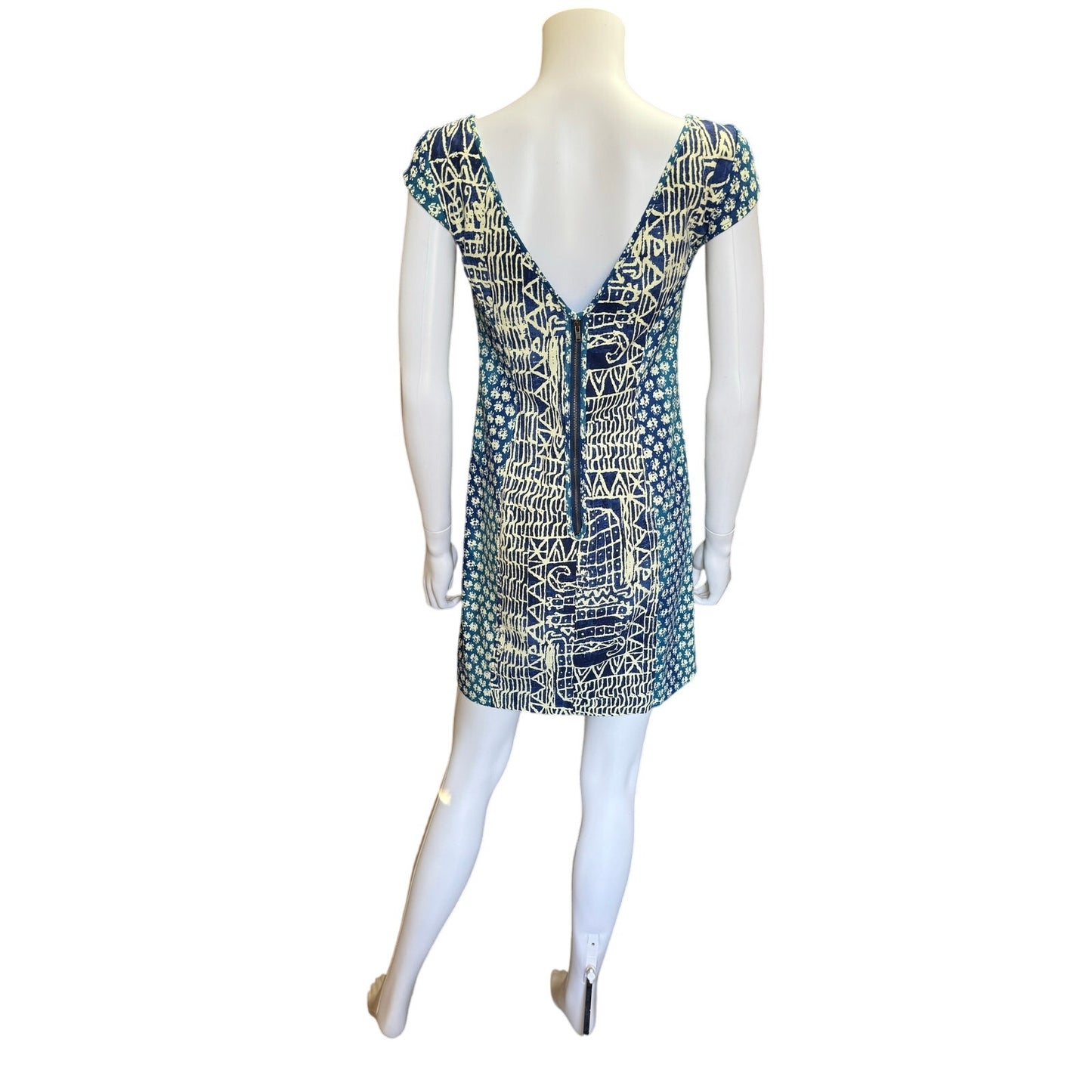 Batik Print Sheath Dress