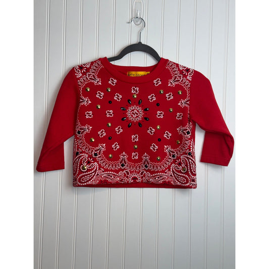 Vintage Wee Spree Kids Embellished Sweater