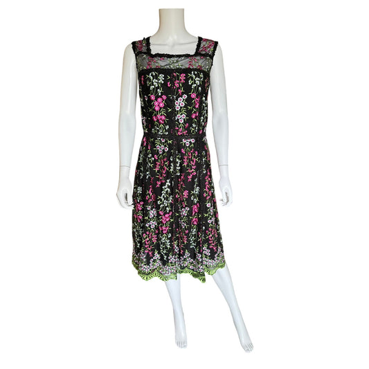 Floral Embroidered Dress