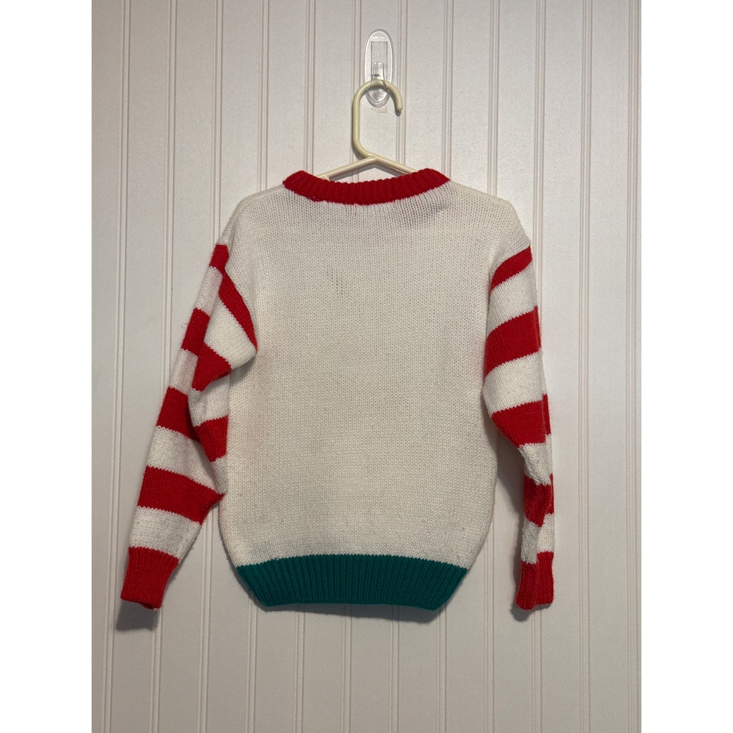 Vintage Kids Singing Reindeer Sweater