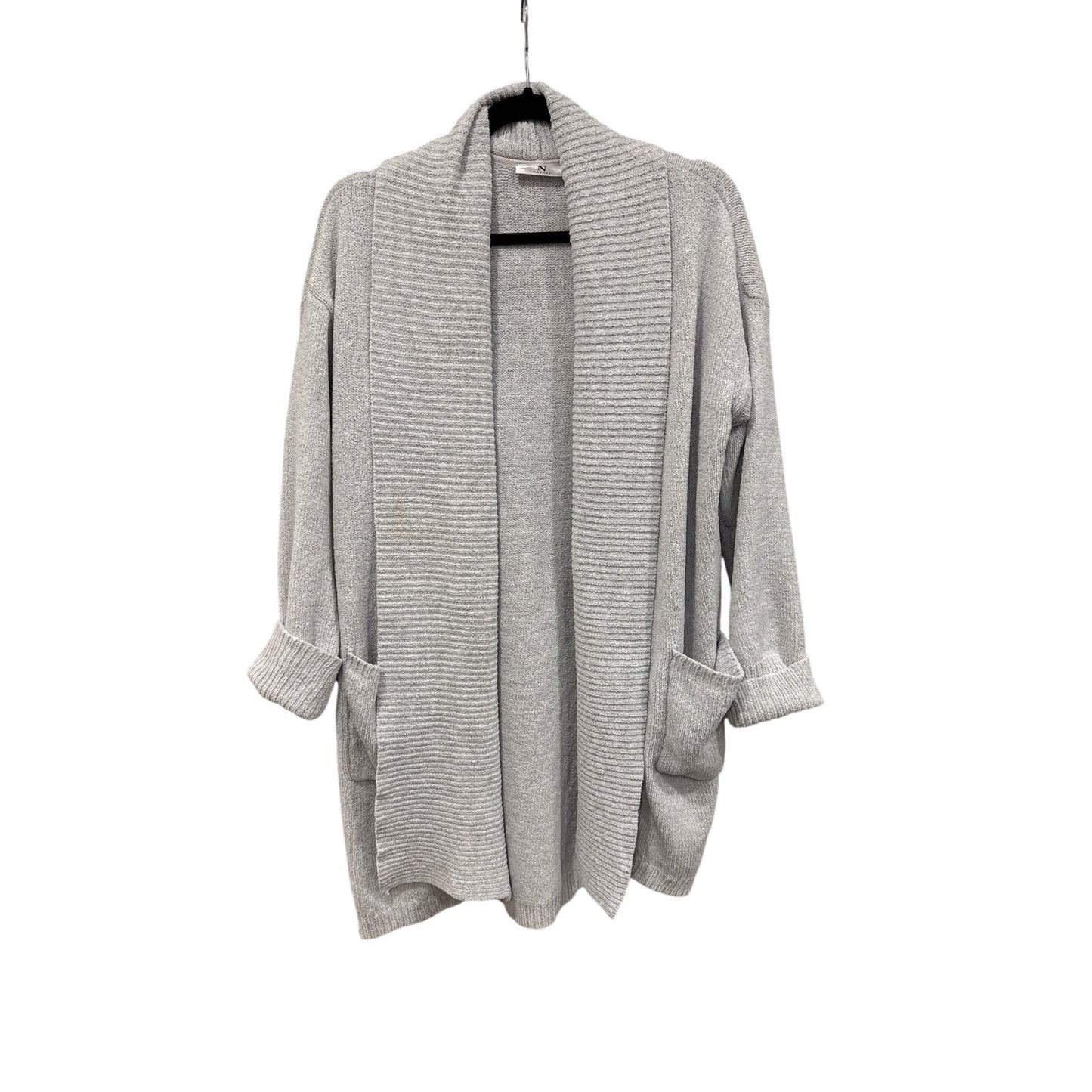 N Natori Chenille Open Front Lounge Cardigan