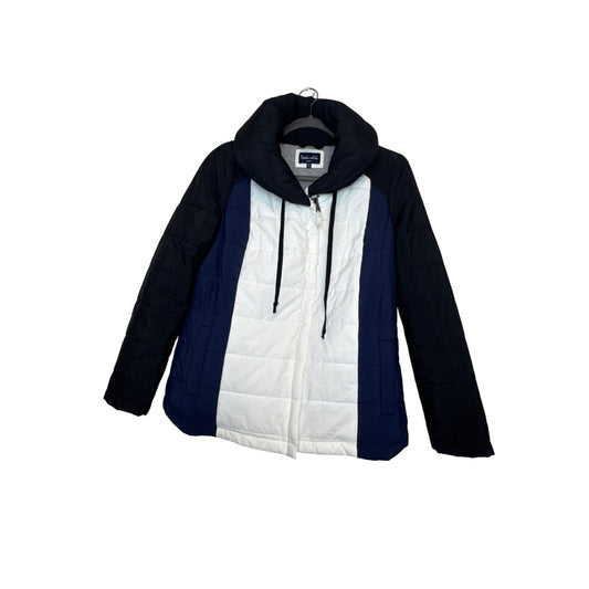 Splendid Colorblock Quilted Puffer Jacket