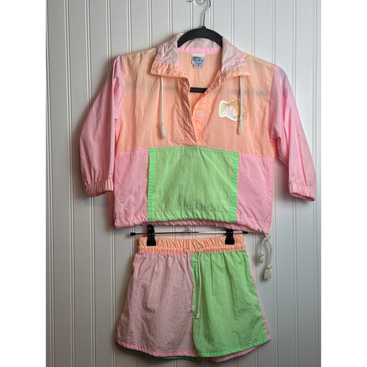 Vintage OshKosh Kids Windbreaker Set