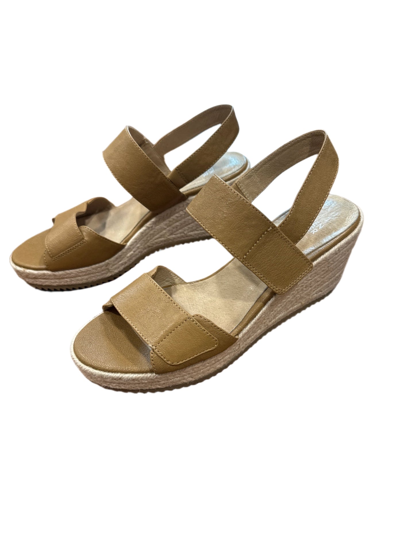 Winnie Leather Espadrille Wedge Sandal