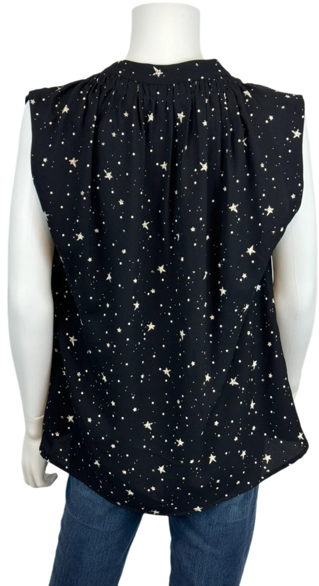 Starry Sleeveless Top