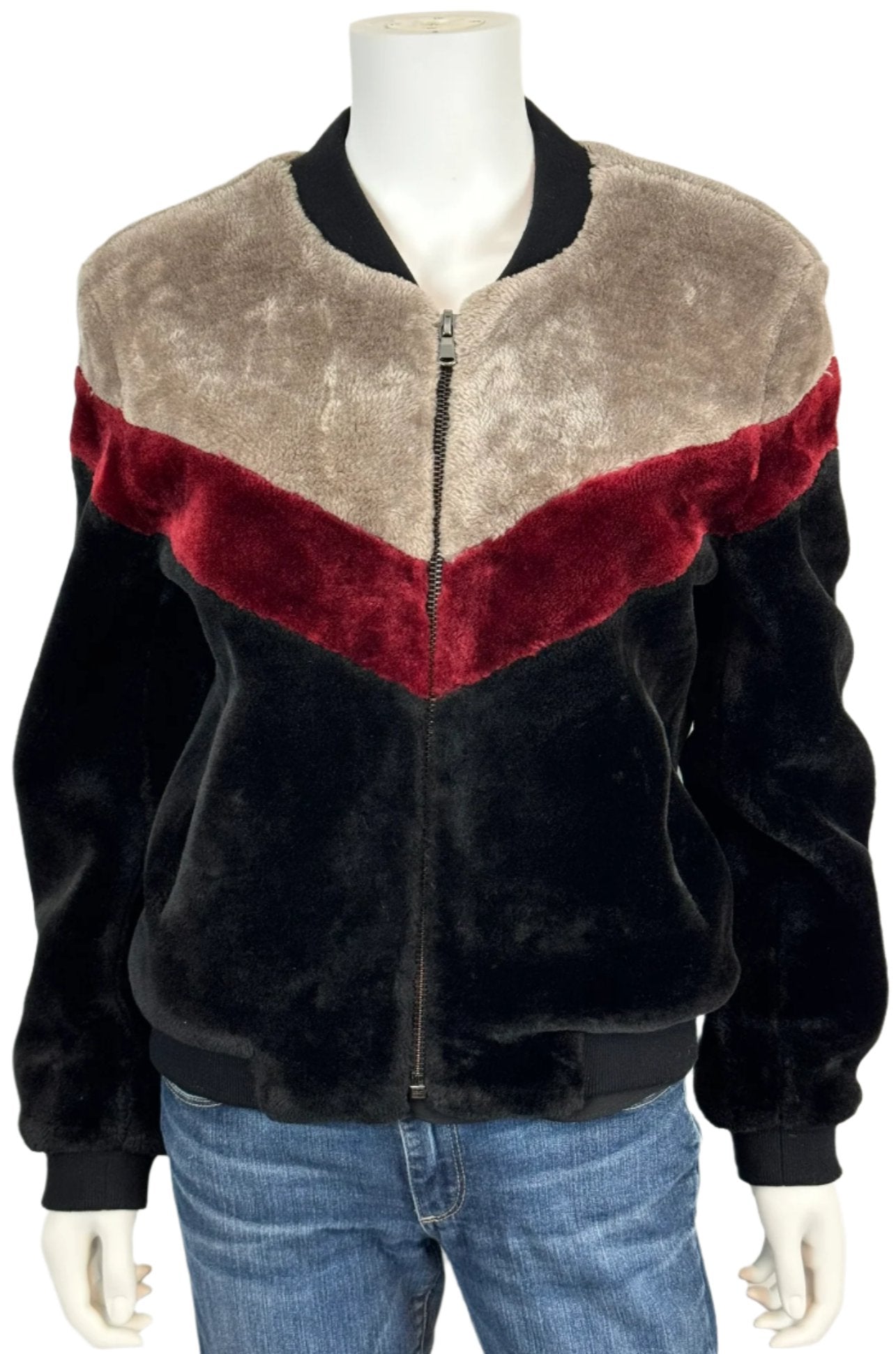 Vesna Faux Fur Bomber Jacket