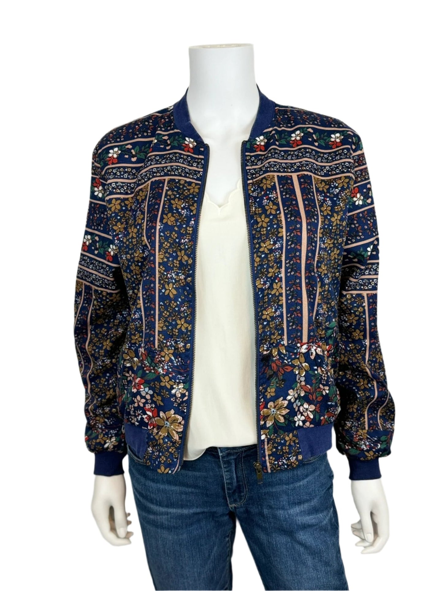 Floral Bomber Jacket