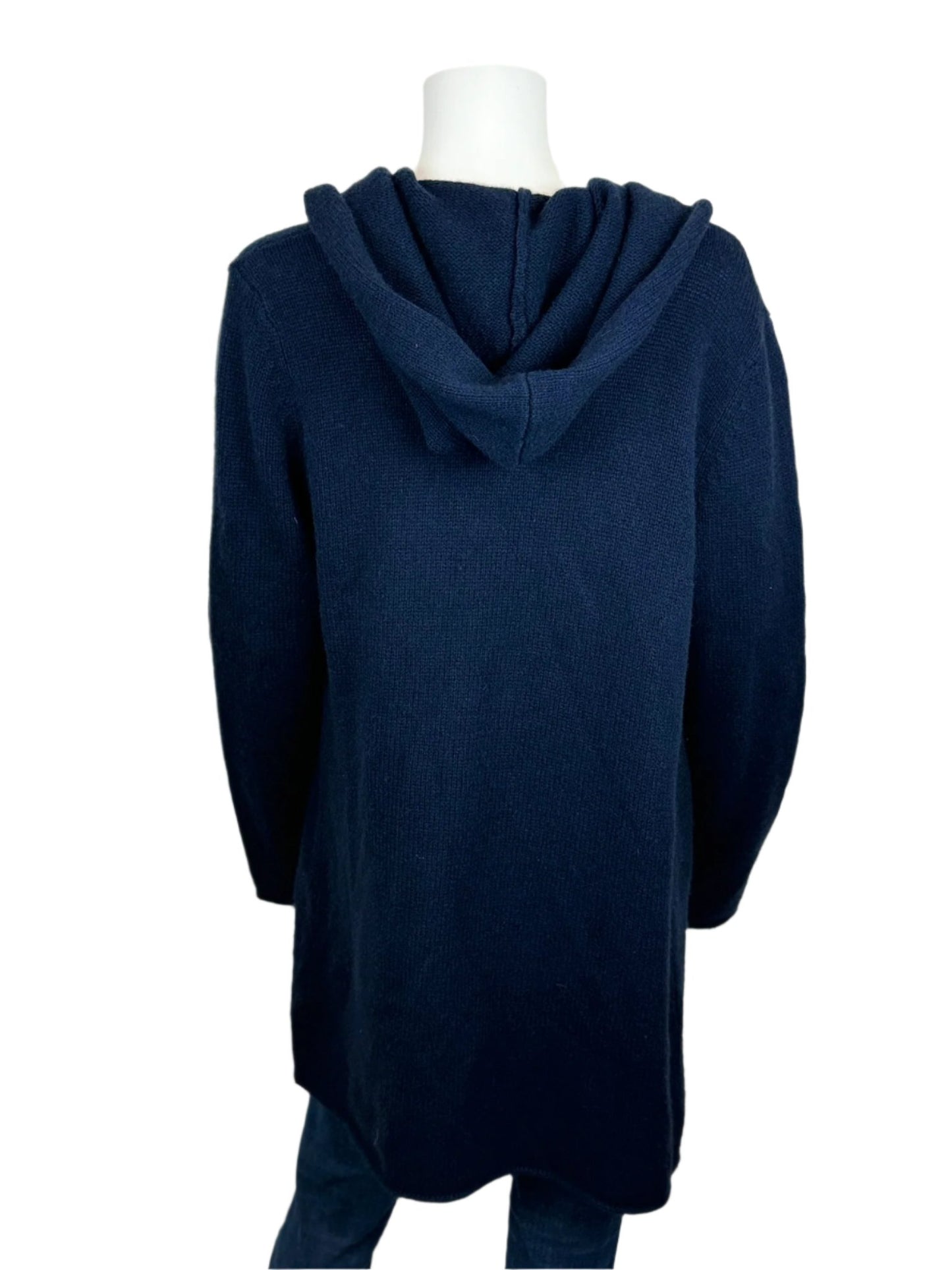 Cozy Navy Hooded Cardigan