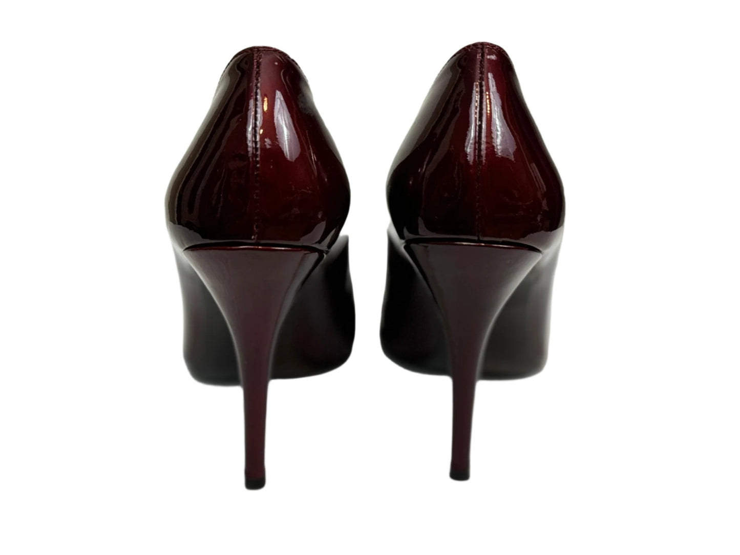 Patent Peep Toe Pump