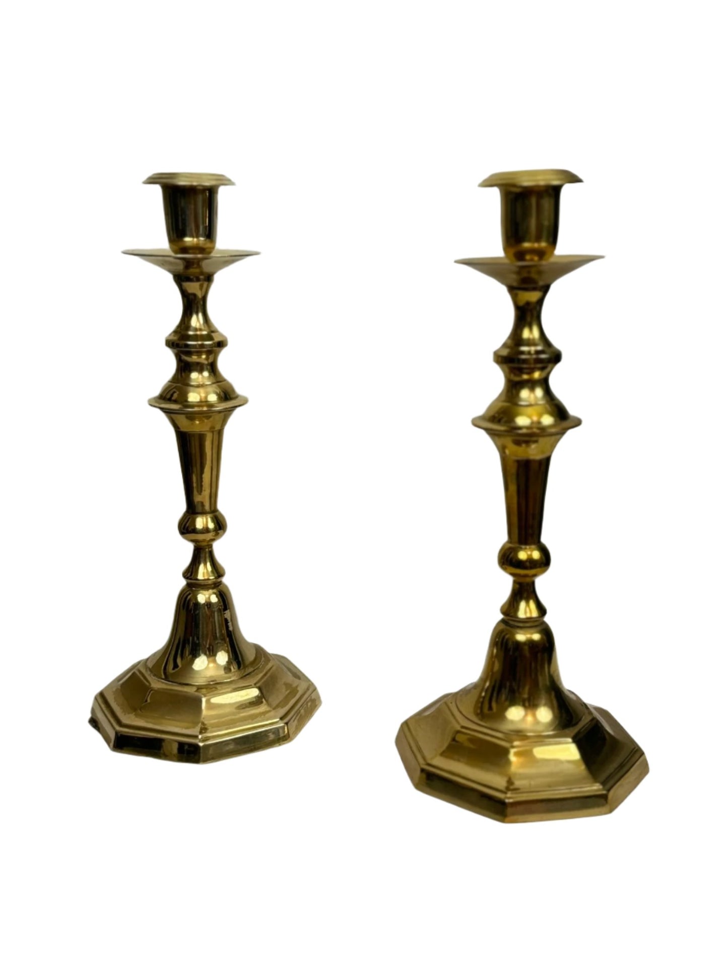 Pair of Vintage Brass Candlesticks