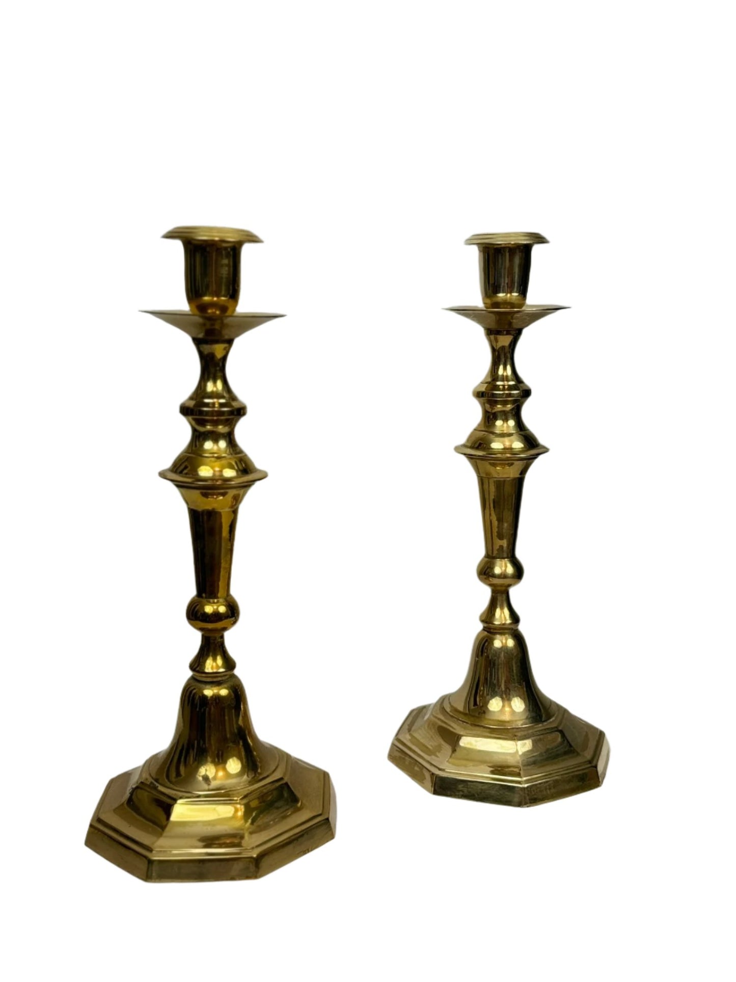 Pair of Vintage Brass Candlesticks