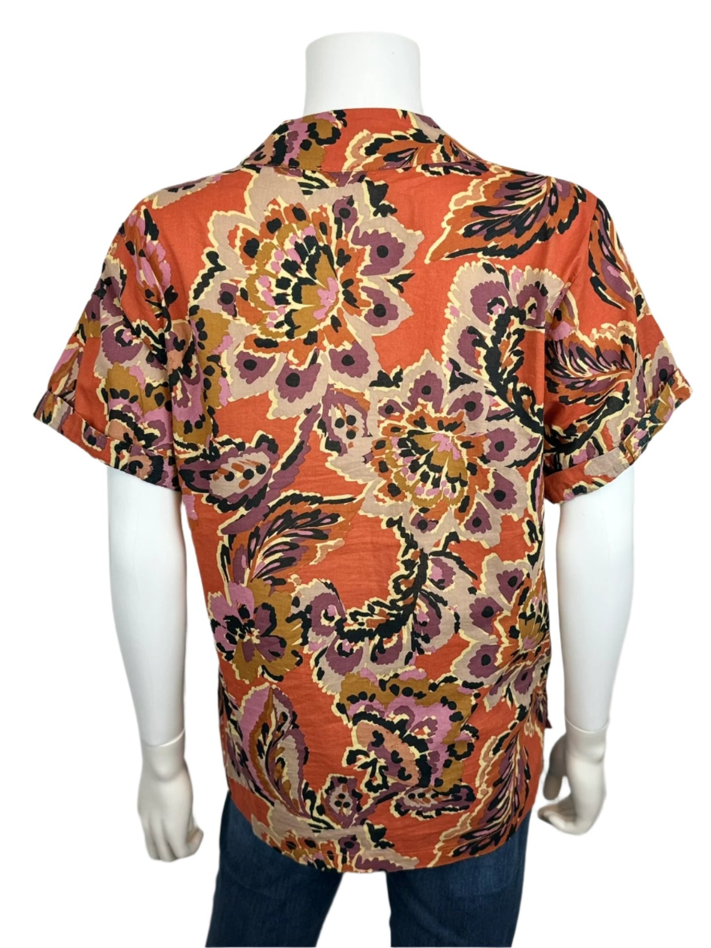 Floral Abstract Signature Top