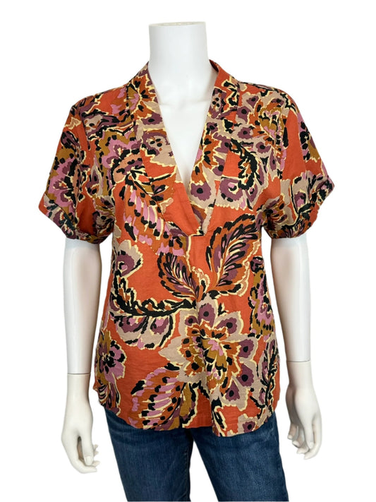 Floral Abstract Signature Top