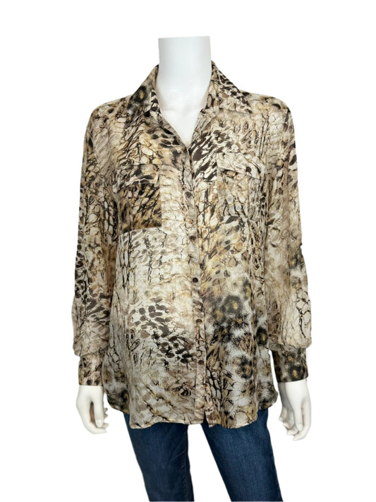 Animal Print Blouse