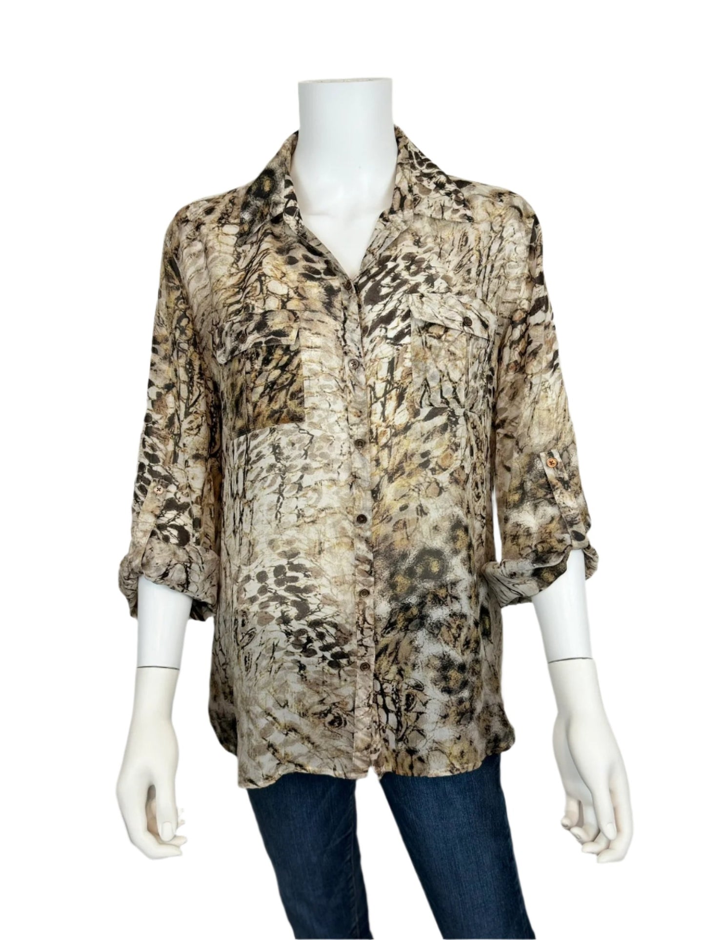 Animal Print Blouse