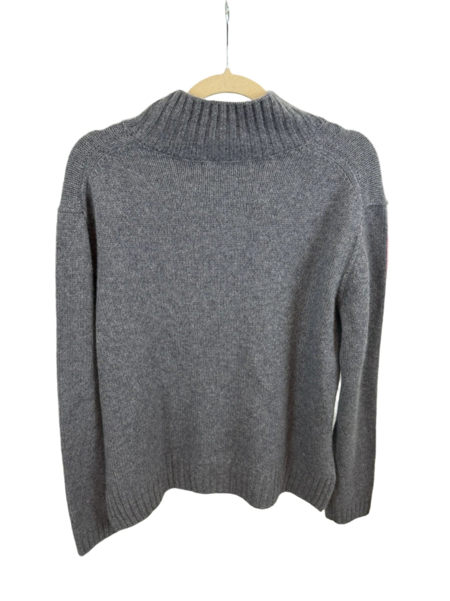 One Grey Day Mock Neck Cashmere Sweater