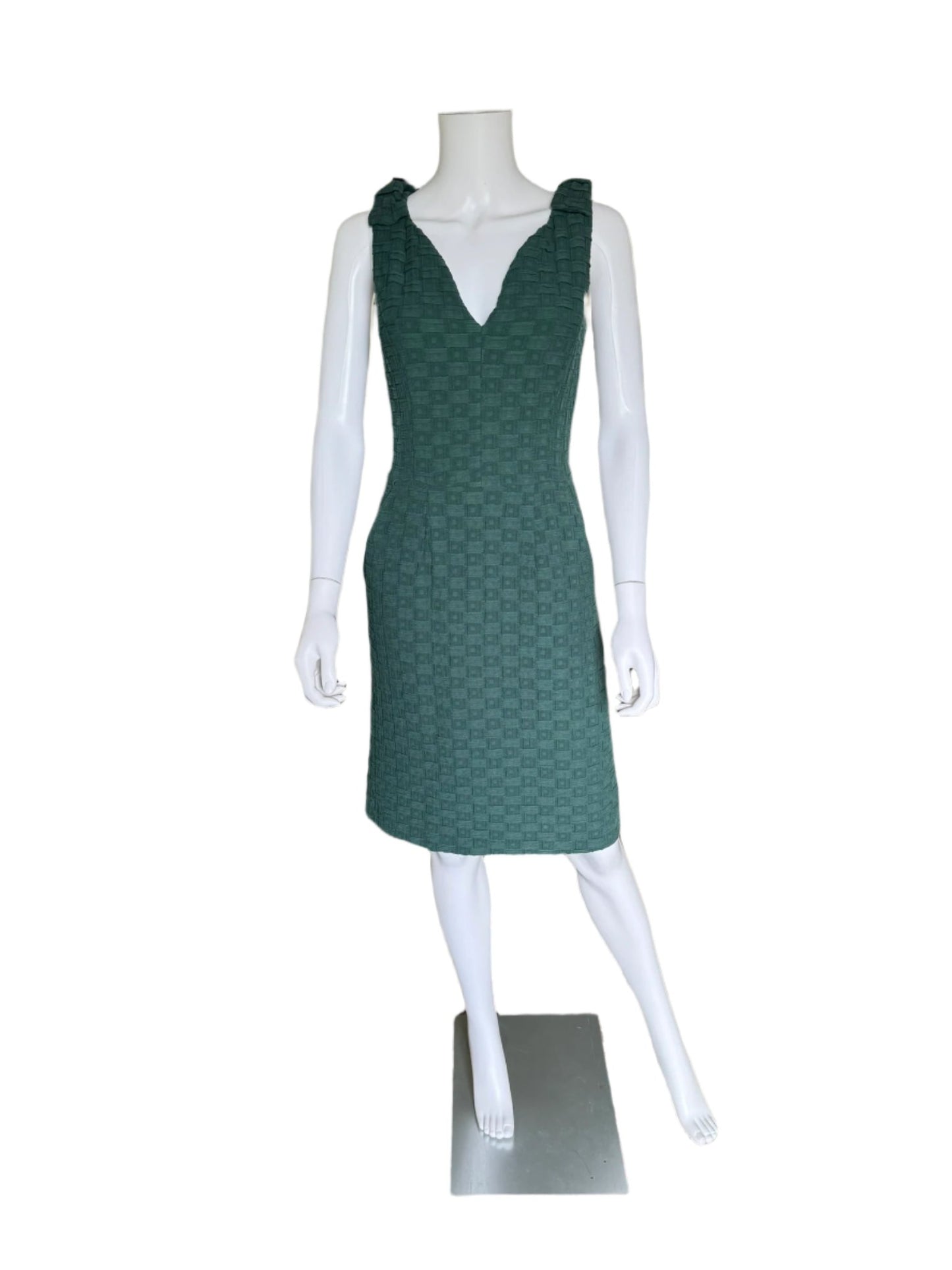 Basketweave Sheath Dress