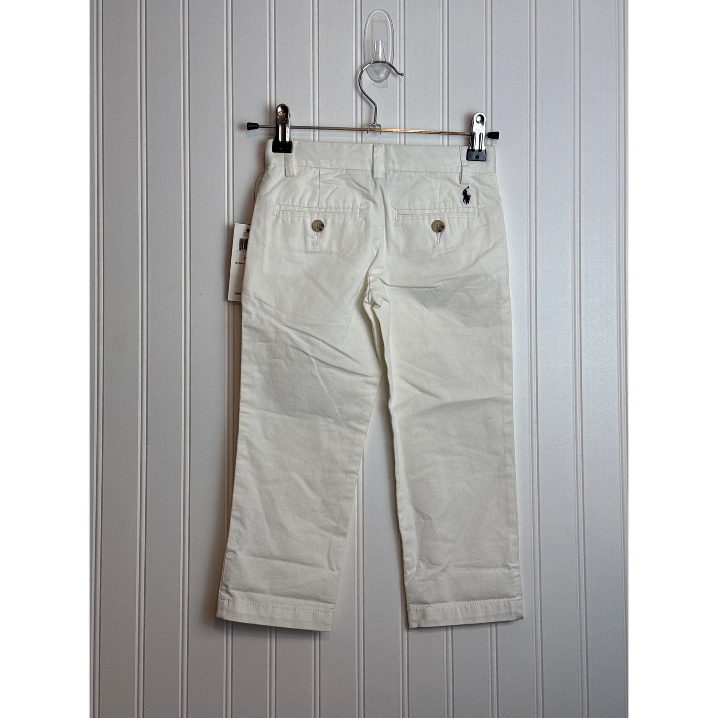 NWT Polo Ralph Lauren Kids White Chinos